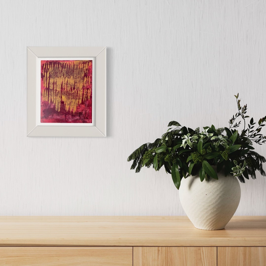 Abstract Gallery Print: Red Giclée (8x10) - Etsy