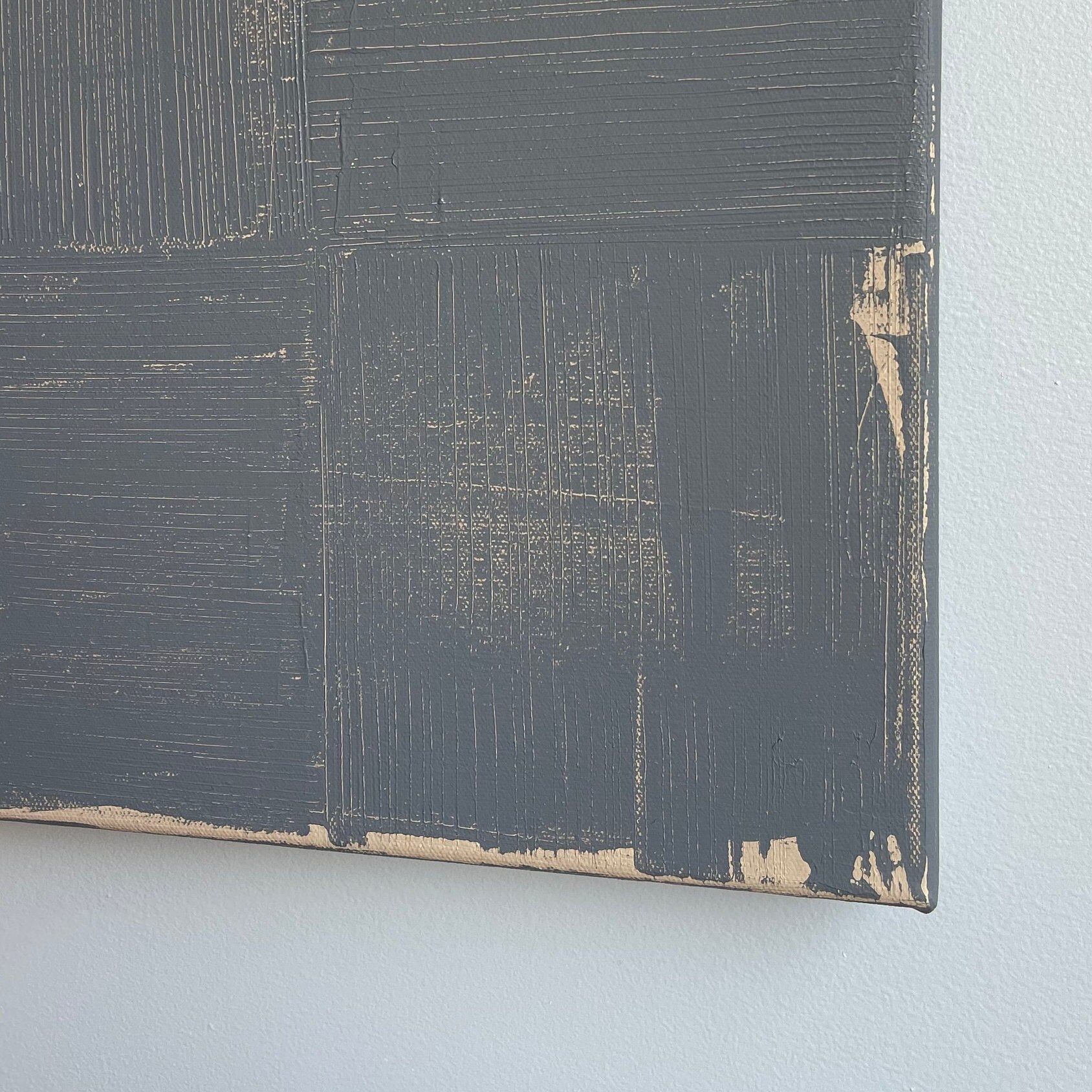 Photo inspiration: Textured Geometric Artwork For Small Modern Home Reference: 12 X12 Textured Aesthetic Geometric Art Panel