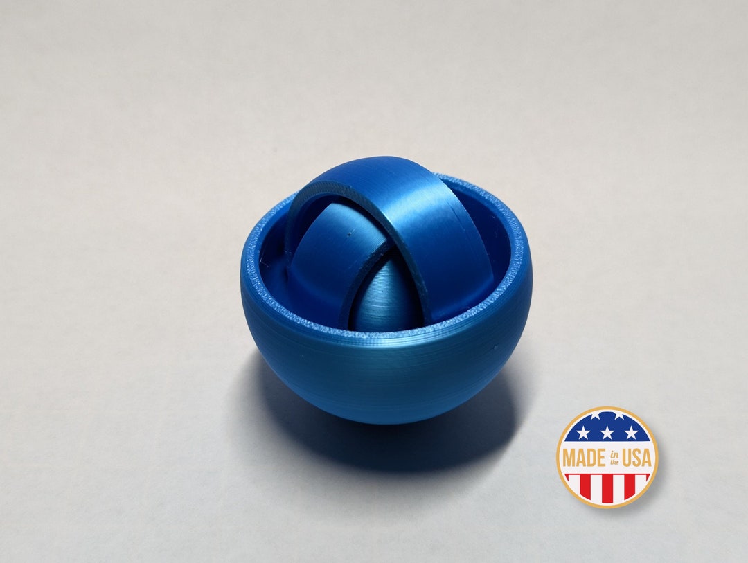 Gyroscope Fidget Spinner Stim Toy 3D Printed Fidget Fidget Etsy