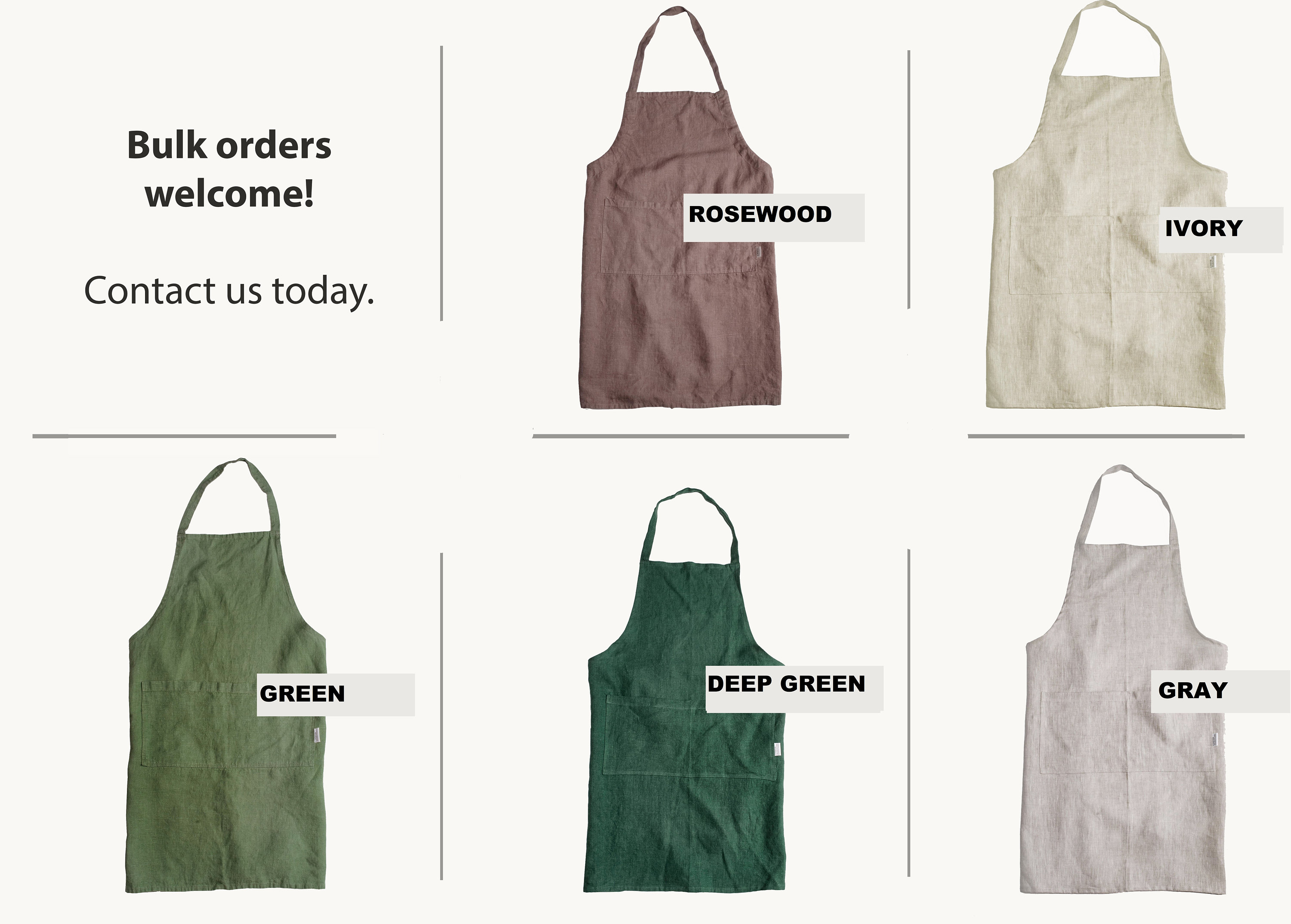 Leinenschürze Mit Großen Taschen Für Männer Arbeitsschürze Für Bbq