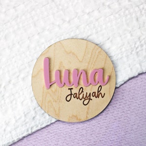 Hello World, Mini Baby Sign,  baby Announcement , Hello My Name Is | Hello Sign | Birth announcement ,| new born  Announcement Sign