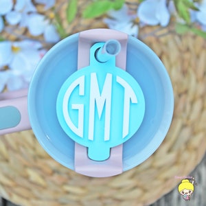 Monogram Stanley Name Plate , Stanley Tumbler , Stanley Accessories , Stanley Tumbler Tag , H2.0 Thirst Quencher