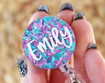 Name Badge Reel, custom name badge reel, Personalized Retractable ID Badge Holder , name badge Reel,  engraved badge reels, name badge