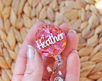 Name Badge Reel, custom name badge reel, Personalized Retractable ID Badge Holder , name badge Reel,  badge reels, name badge