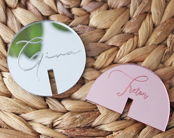 Personalized Wine Glass Charms, Drink Tags,  Wedding Favors, Bridesmaid Name Tags, Wine Glass Charms, Drink Tags, Personalized Drink Charm