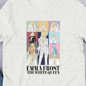 Camiseta unissex Emma Frost X-Men Eras Tour