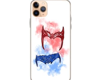 Scarlet Witch & Wiccan Crown iPhone Case - Wanda Maximoff Billy Maximoff - Agatha All Along