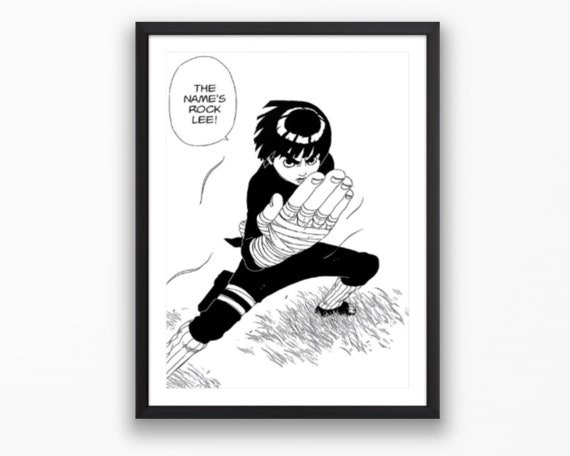 The Name's Rock... Manga Panel Posters - Etsy