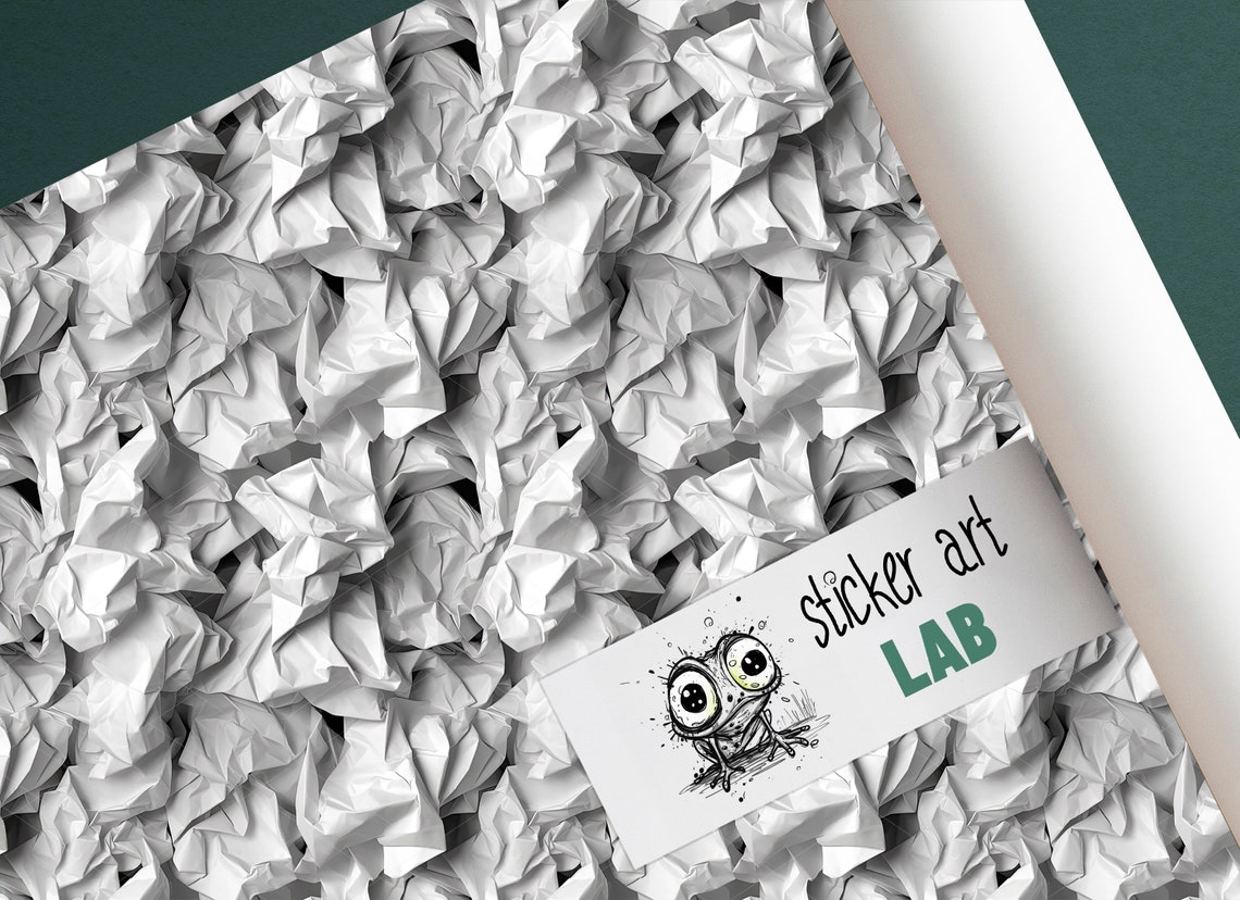 10 Seamless White Crumpled Paper Digital Pattern,shabby Scrapbook Paper ...