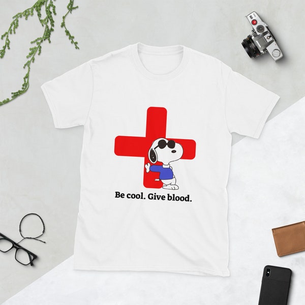 Snoopy Red Cross Shirt Etsy Ireland