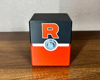 Team Rocket Deck Box | Compact, Fits 60+ Double-Sleeved Cards