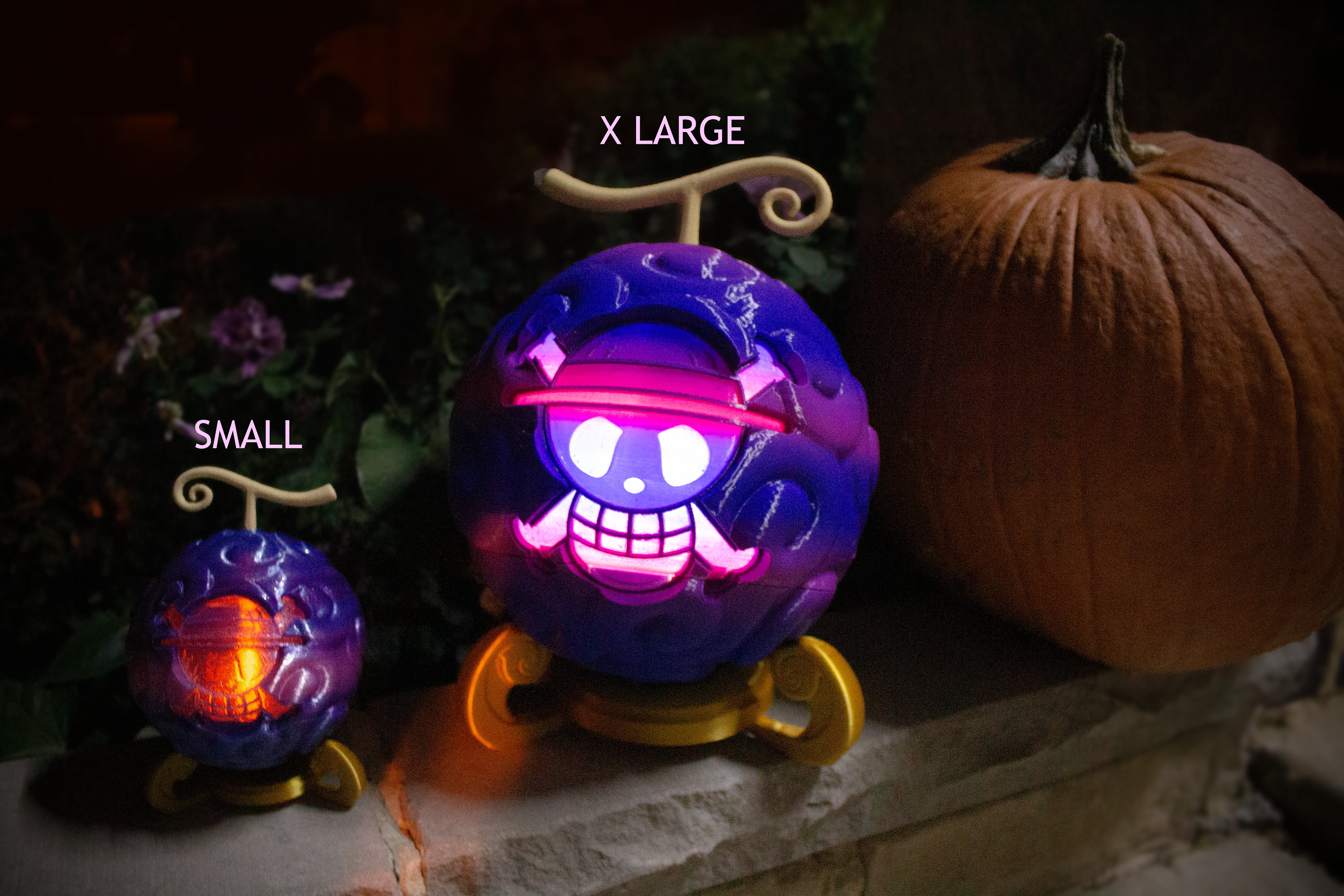 One Piece Lamps - Devil Fruit Puzzle Anime Night Light Ball Decoration