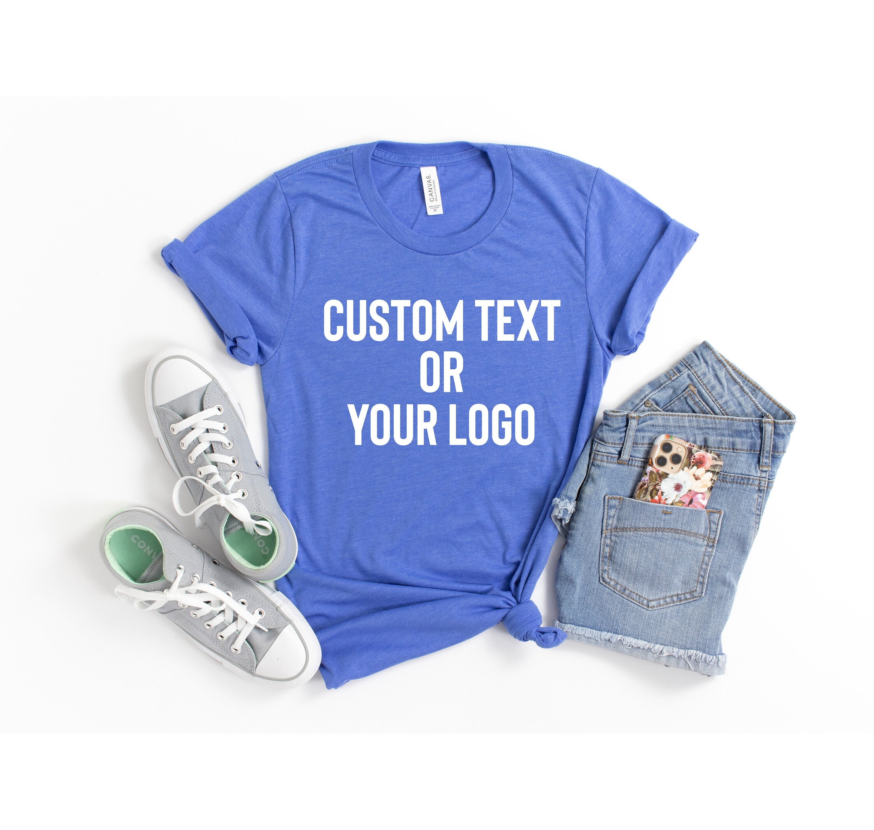 Discover Custom Text Bella + Canvas Tshirt, Personalized Gift, Unisex Shirt