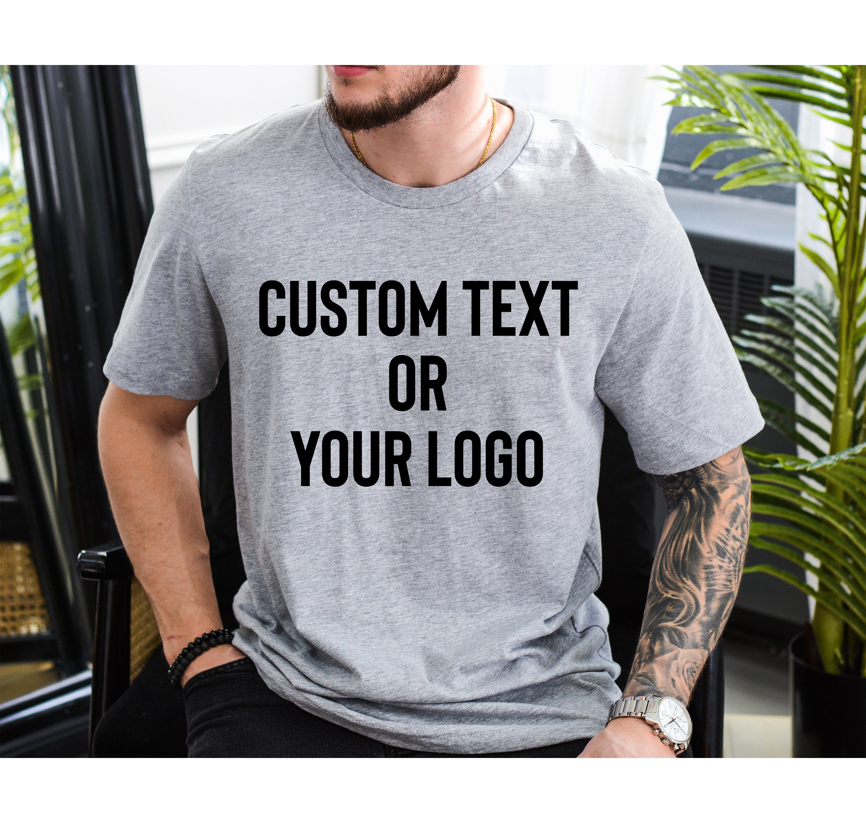 Discover Custom Text Bella + Canvas Tshirt, Personalized Gift, Unisex Shirt