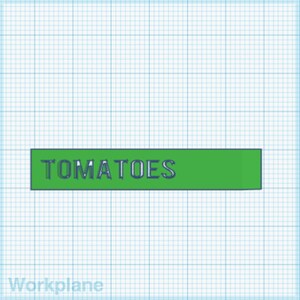 Garden Stake Tomatoes 3D Printing Digital Download STL File