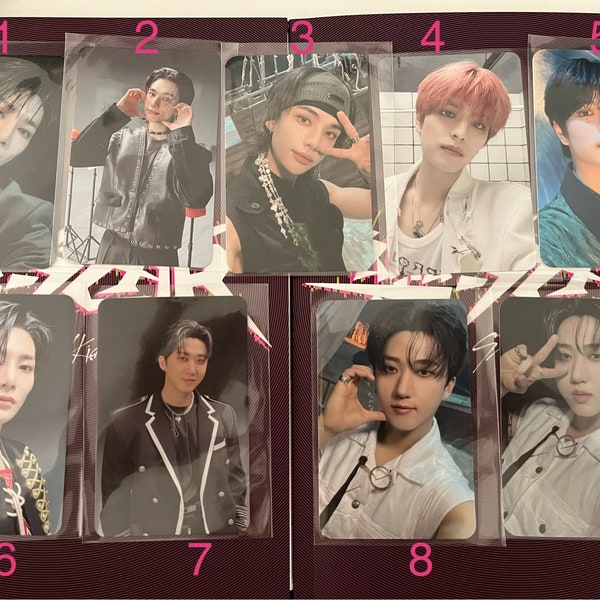 Stray Kids Rockstar Official Photocards