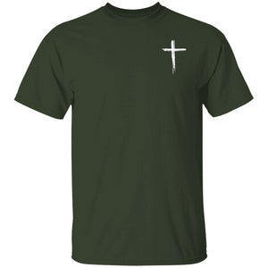 Faith-Based Patriotic USA T-Shirt, Distressed American Flag Tee, Isaiah 41:13 Bible Verse Shirt, Christian Patriot Shirt, Fear Not Tee image 4