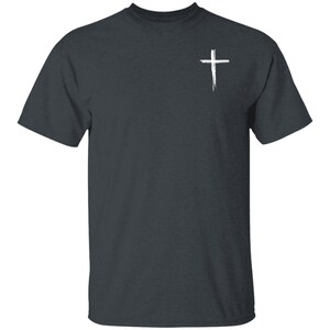 Faith-Based Patriotic USA T-Shirt, Distressed American Flag Tee, Isaiah 41:13 Bible Verse Shirt, Christian Patriot Shirt, Fear Not Tee image 6