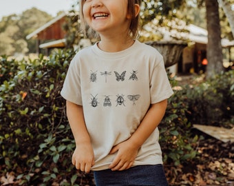 Peuter T-shirt, bug shirt, peuter bug shirt, bug tshirt, lente bug tee, peuter houdt van bugs, kever bug shirt, vlinders en motten