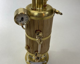 Plans for live steam model boiler d=50mm / h=220mm / v=130ml