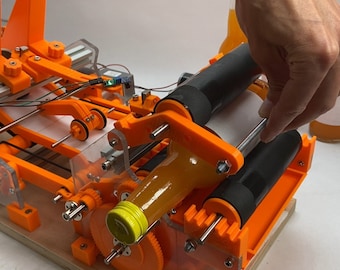 Aplikator etykiet na butelki DIY do klejenia na mokro - Aplikator etykiet na butelki z drukiem 3D