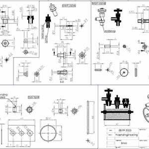 May include: A technical drawing of a gas tank with detailed dimensions and components, including a vent valve, main valve, and gas filter valve. The drawing is labeled "Gas tank" and includes the date "06.19-2023" and the company name "RoensEngineering".