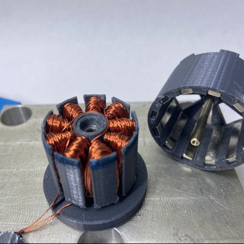moteur sans balais imprimé en 3D