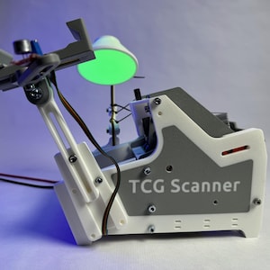 Scanner de cartas TCG totalmente automático – Perfeito para Magic: The Gathering, Pokémon e Yu-Gi-Oh!