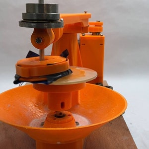 3D printed optical lens grinding and polishing machine