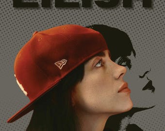 Digitale Billie Eilish-poster