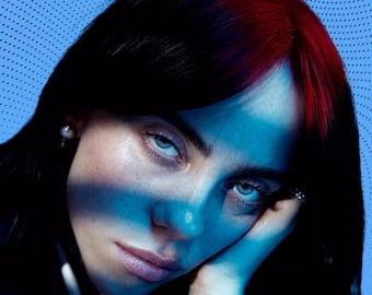 Digitale Billie Eilish-poster
