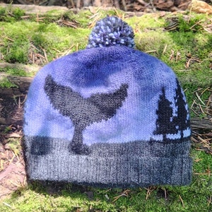 Sagan om en val - Stickmönster för mössa för vuxna