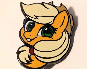 AppleJack MLP Pony Fantasy Emaille Pin