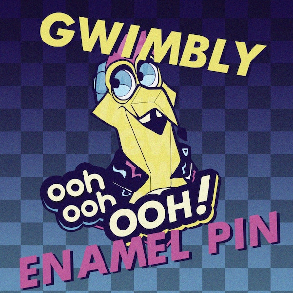 Gwimbly Smiling Friends AdultSwim Enamel Pin | PRE- ORDER |