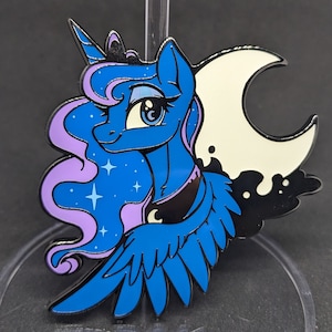 Jumbo 3inch Princess Luna Enamel Pin