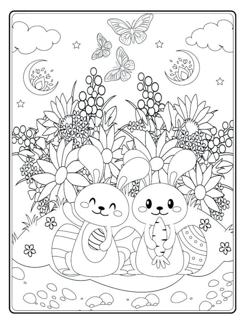 15 Easter Themed Coloring Pages Coloring Book Coloring Page Kids