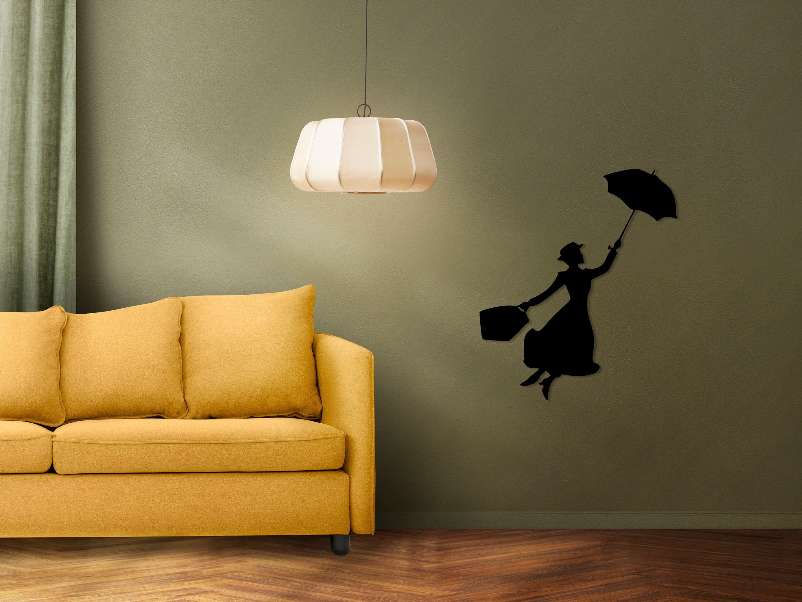 Elegant Mary Poppins Metal Wall Art Disney Inspired Vintage - Etsy