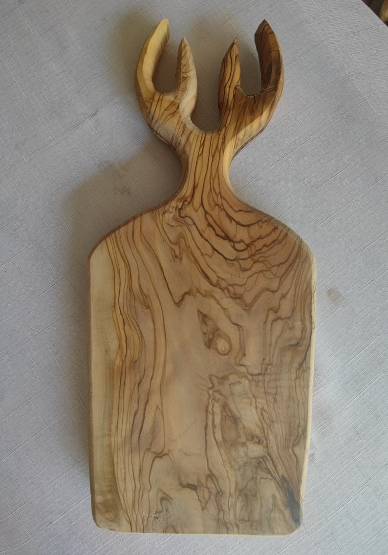 Deer Antler Chopping Board With Handle, Deer Antler Chopping Board