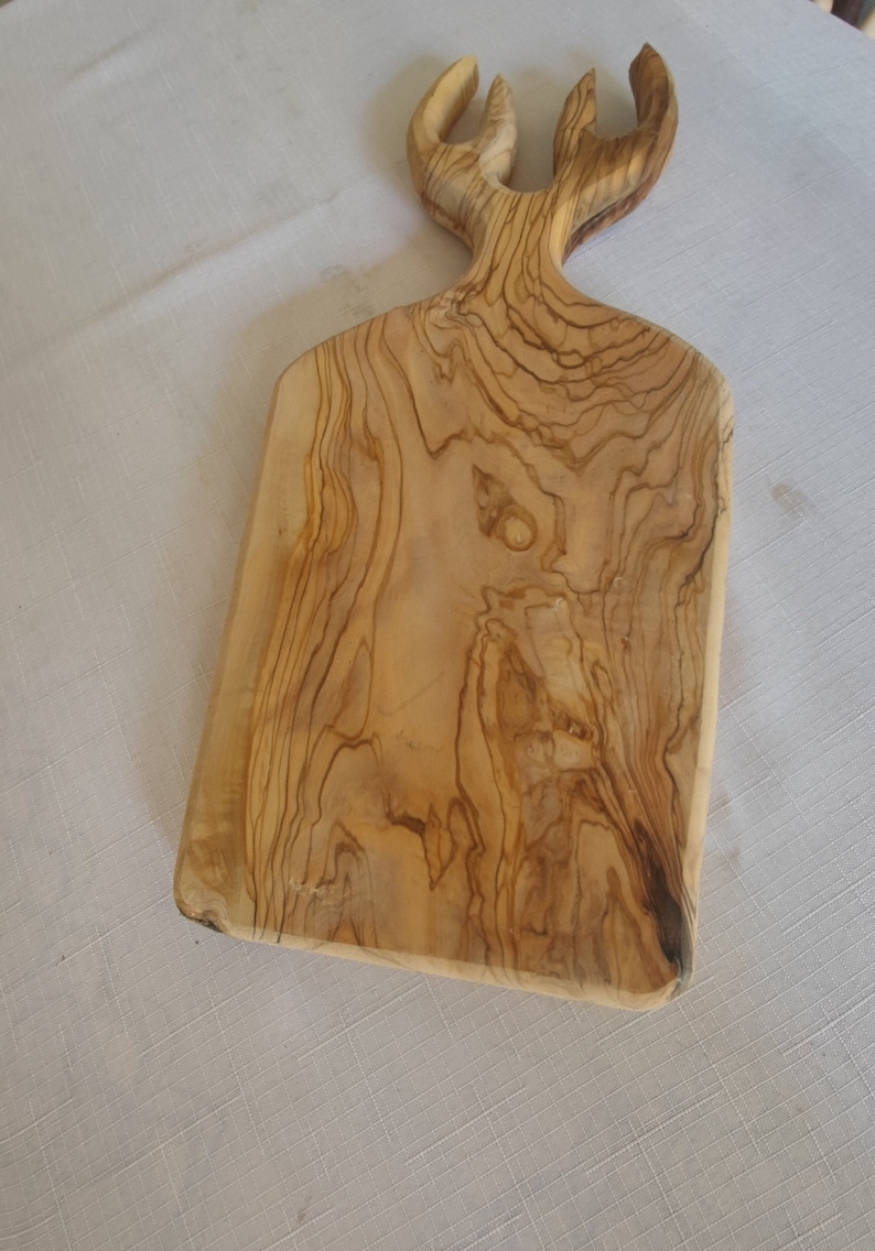 Deer Antler Chopping Board With Handle, Deer Antler Chopping Board