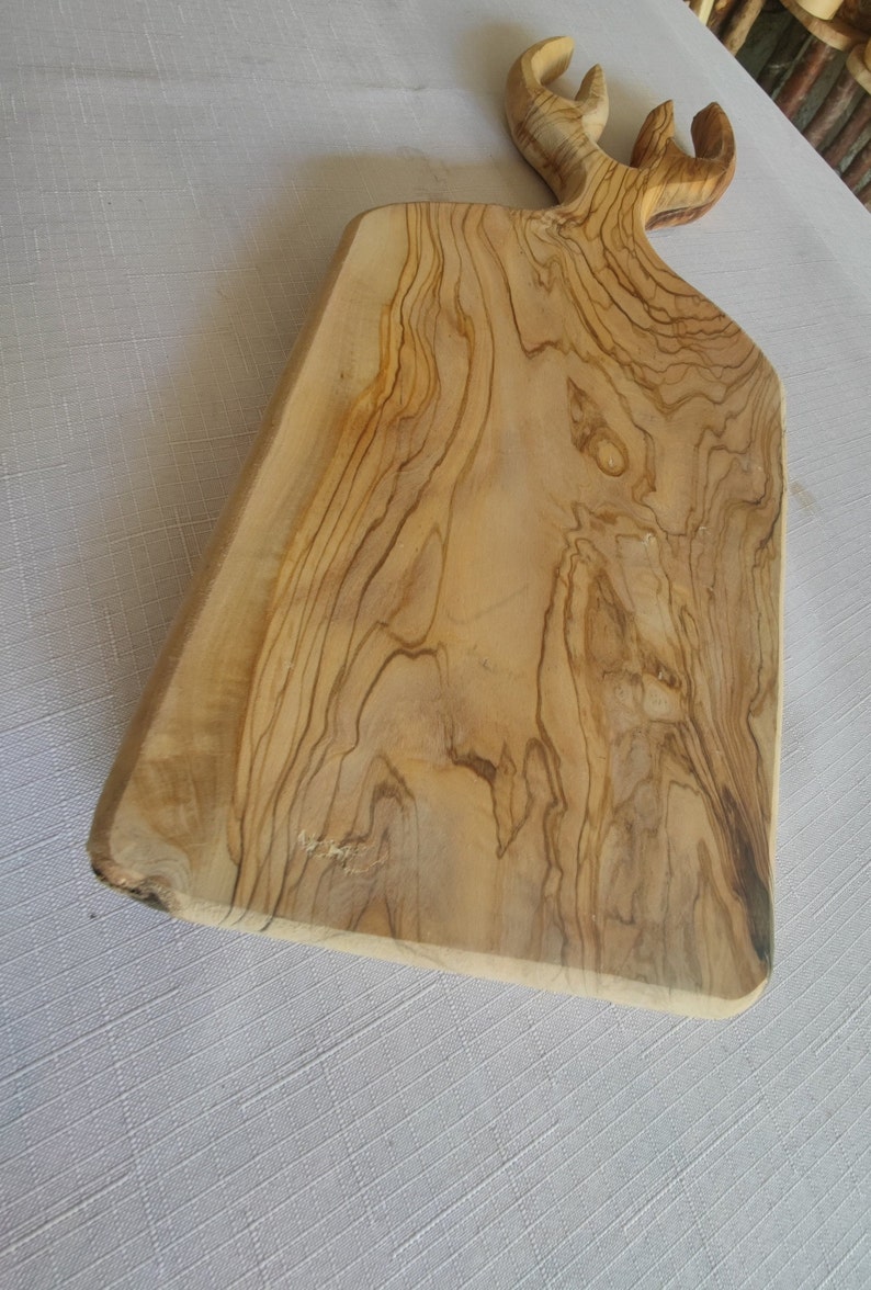 Deer Antler Chopping Board With Handle, Deer Antler Chopping Board