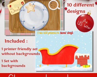 Christmas Play Dough Mats: Winter Holiday Activity (PDF)