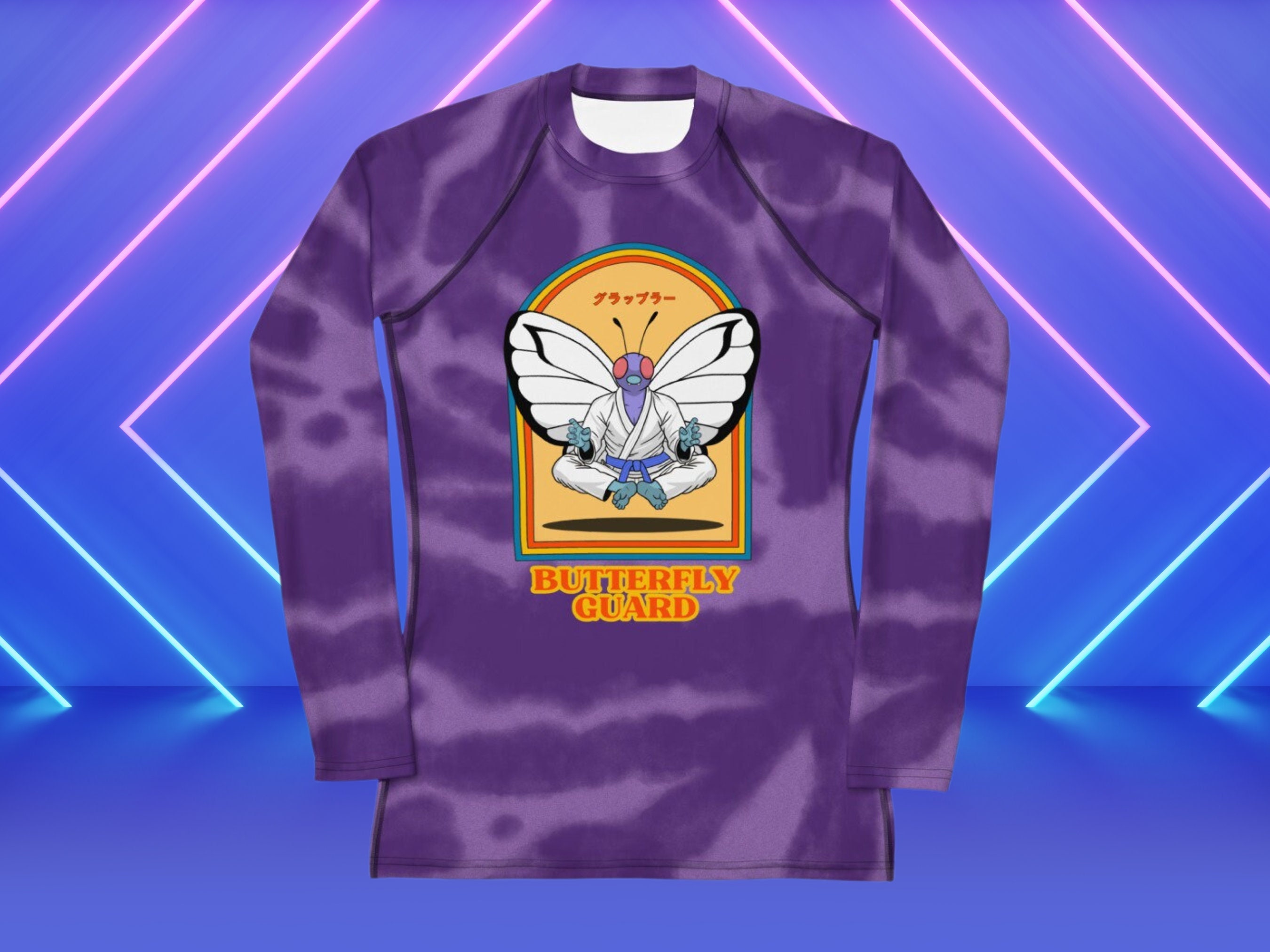 Butterfly Guard BJJ Rash Guard: Women's Jiu-jitsu No Gi - Etsy