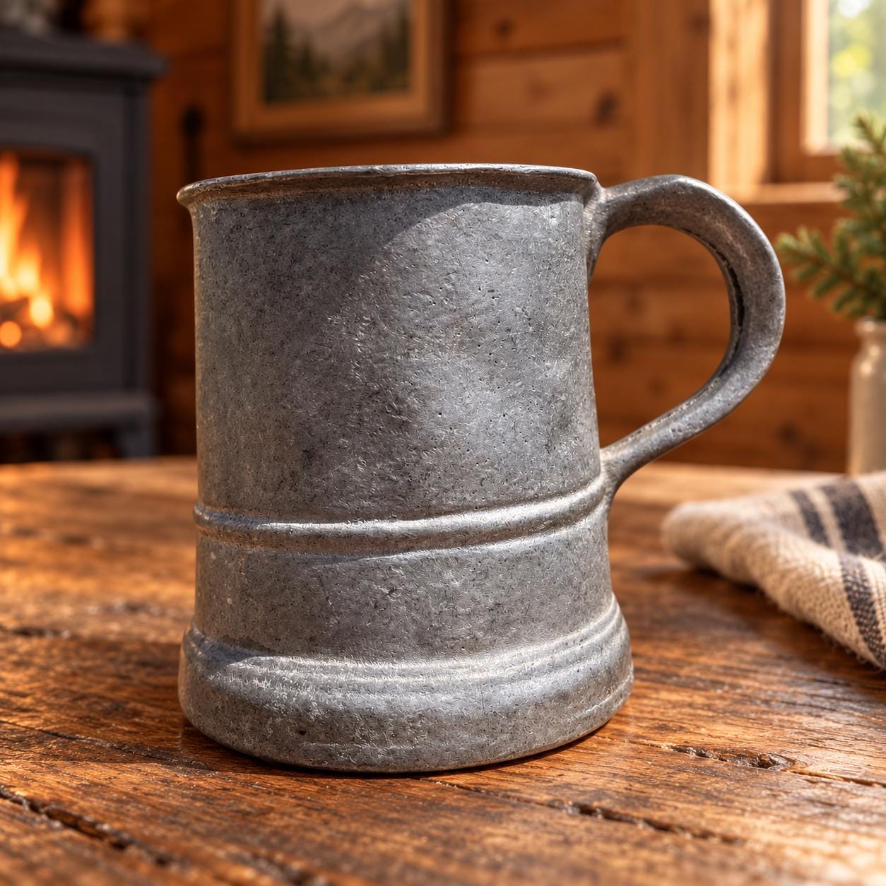 Vintage Pewter Mug - Etsy