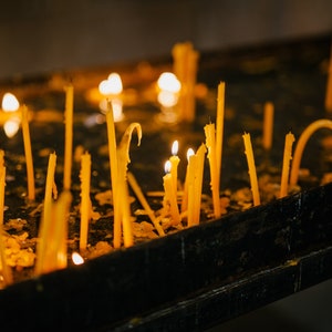 Light a candle In a monastery&#39;s daily ceremony, Orthodox church candles will be lighted along with prayers for you and your family.