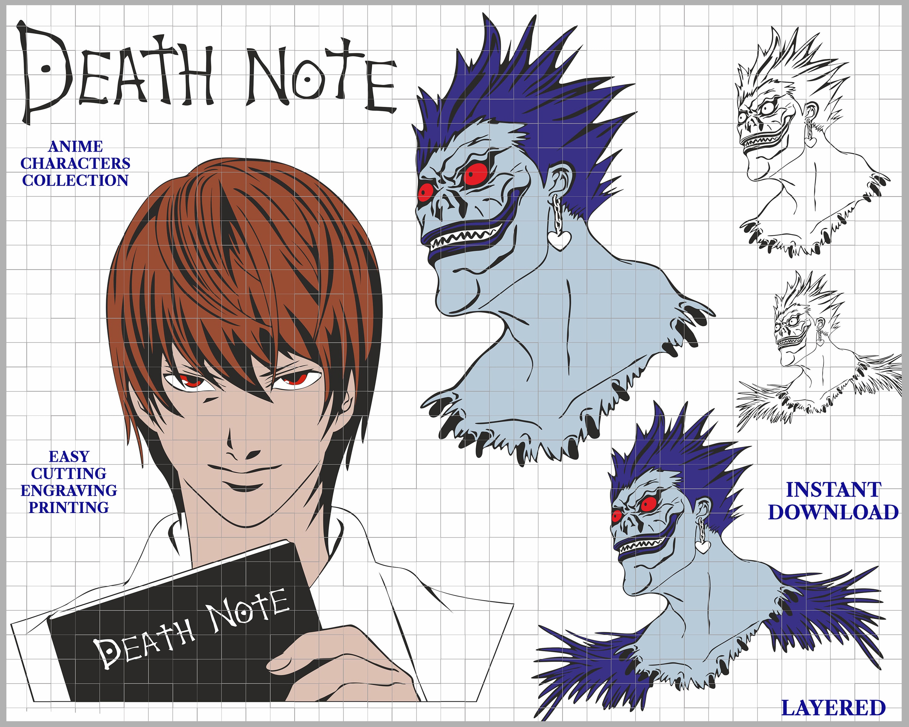 Death Note Stickers 