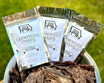 Carnivore Chips 3-Pack – Dried Beef, No Preservatives