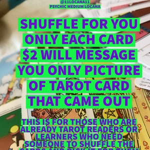 Baraja las cartas del Tarot para ti