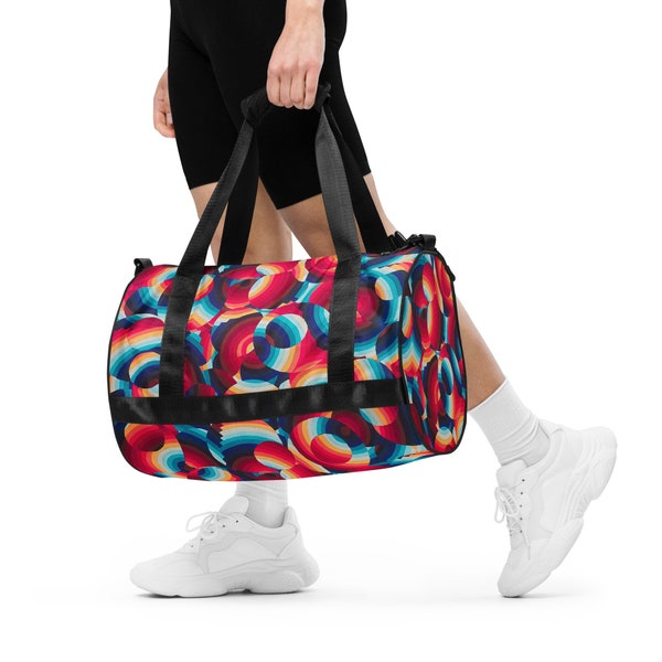 Double Vision All-Over Print Gym Bag