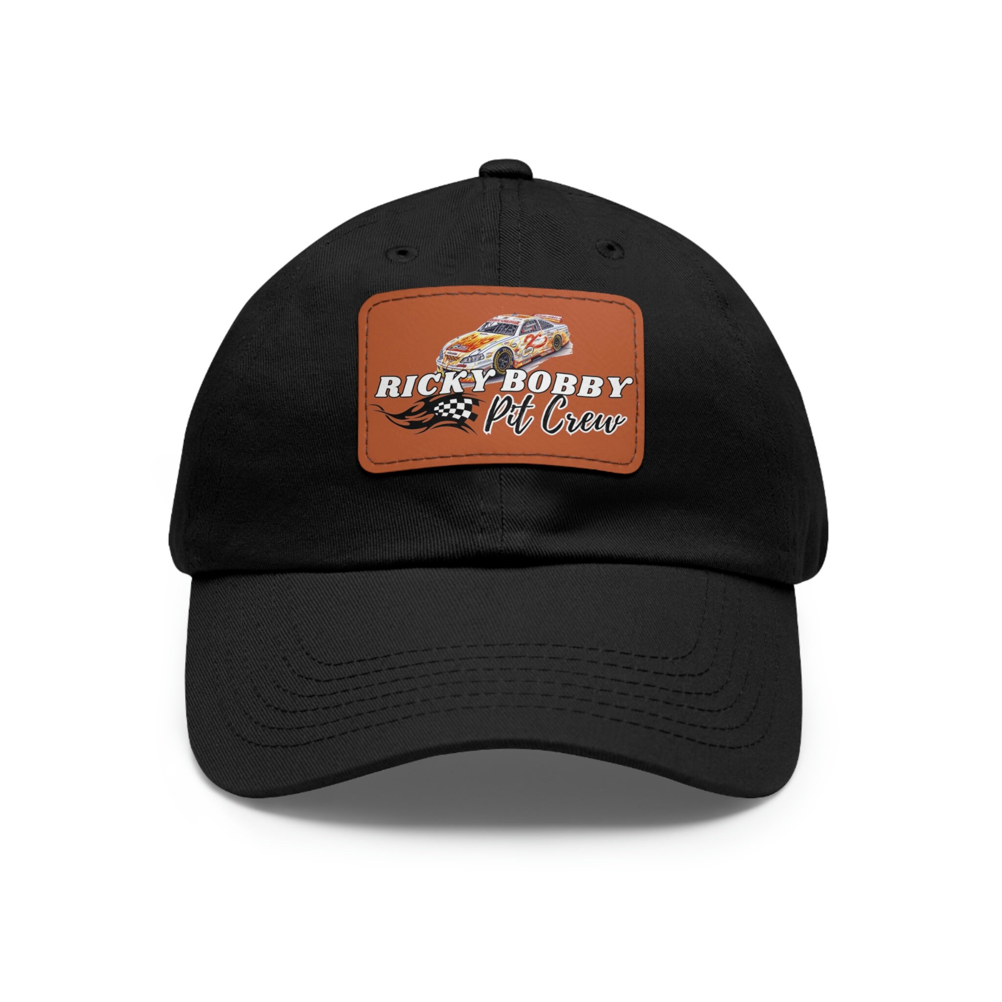 Ricky Bobby Pit Crew Hat With Leather Patch, Talladega Nights - Etsy