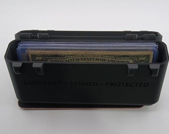 Currency/Banknote Storage Box with Snap Latches, Standard Note size
